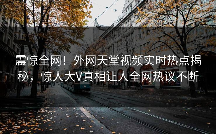震惊全网！外网天堂视频实时热点揭秘，惊人大V真相让人全网热议不断