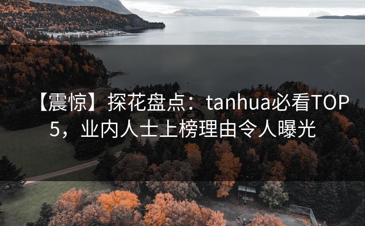 【震惊】探花盘点：tanhua必看TOP5，业内人士上榜理由令人曝光